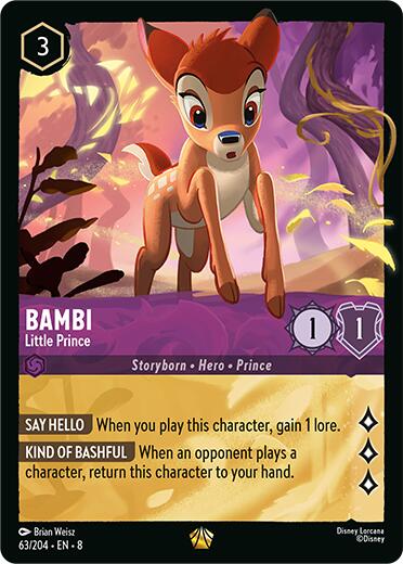 Bambi - Little Prince | Disney Lorcana (TCG) Reign of Jafar 63/204 Single Card